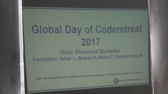 Global Day of Coderetreat Pune SimplyTech